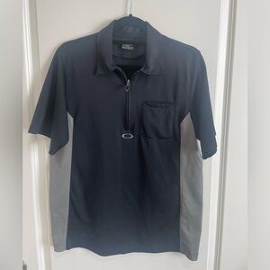 Oakley 1/4 Zip Short Sleeve Polo